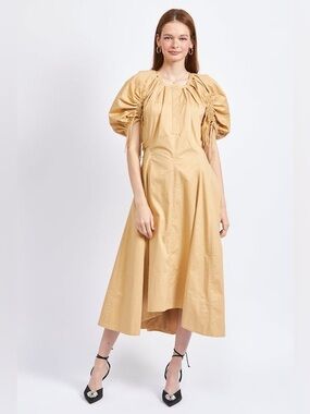 En Saison Rowan khaki midi dress, XS